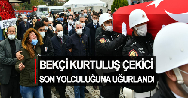 Çekici son yolculuğuna uğurlandı
