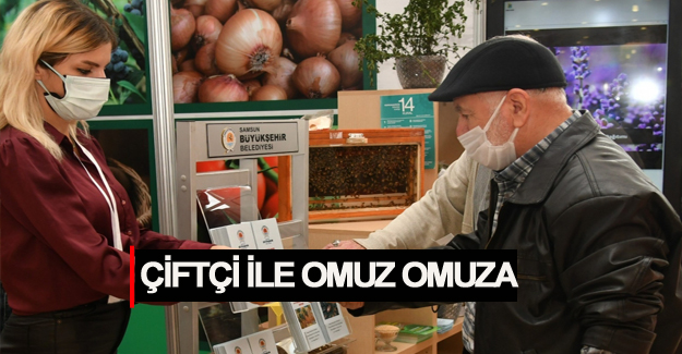 Çiftçi ile omuz omuza