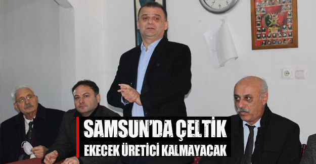 Fatih Türkel Samsun’da çeltik üreticisi kalmayak