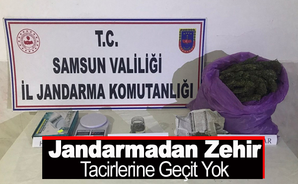 Samsun’da uyuşturucu operasyonu