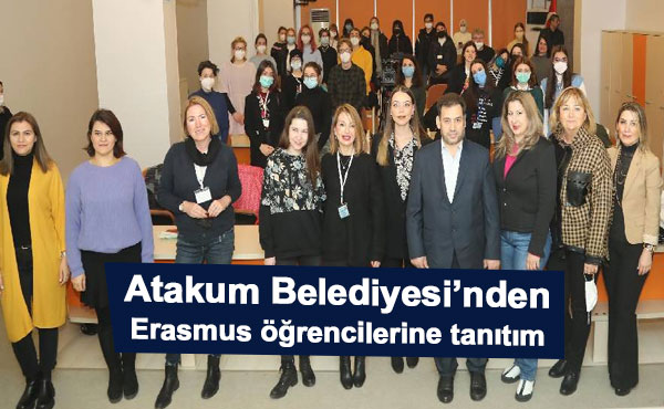 Atakum Belediyesi’nden Erasmus öğrencilerine tanıtım