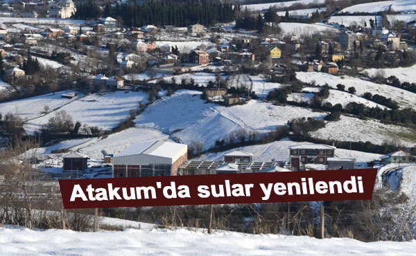 Atakum’da sular yenilendi