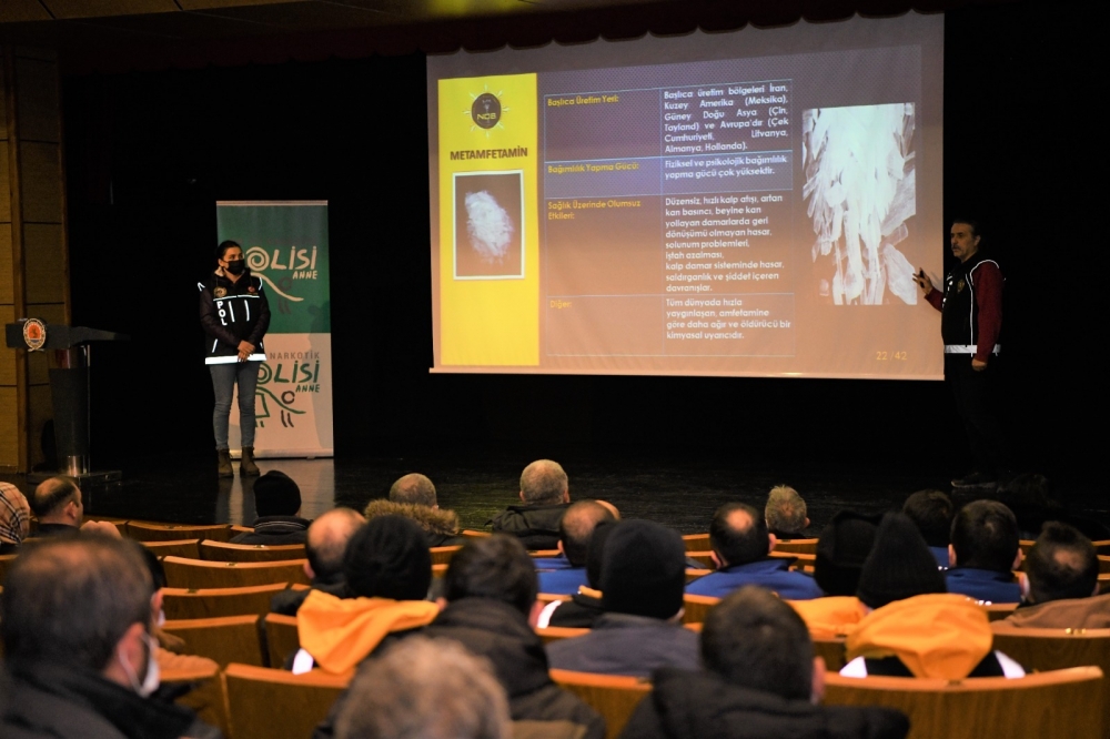 Samsun’da Belediye personeline uyuşturucu semineri