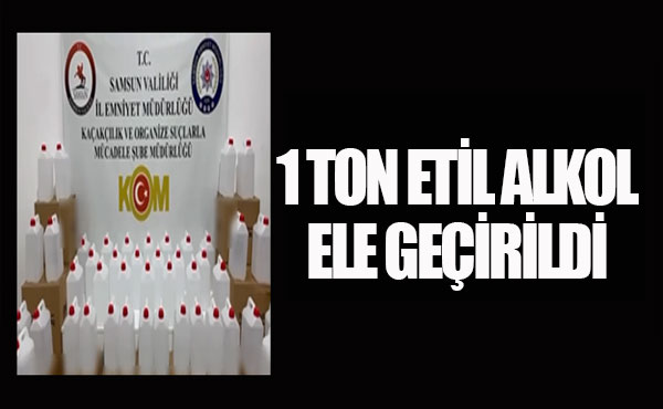 Samsun KOM’dan Zehir Operasyonu: E-Ticaret Kolilerinden 1 Ton Kaçak Etil Alkol Çıktı