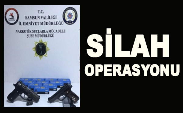Havza’da Narkotik’ten Silah Operasyonu