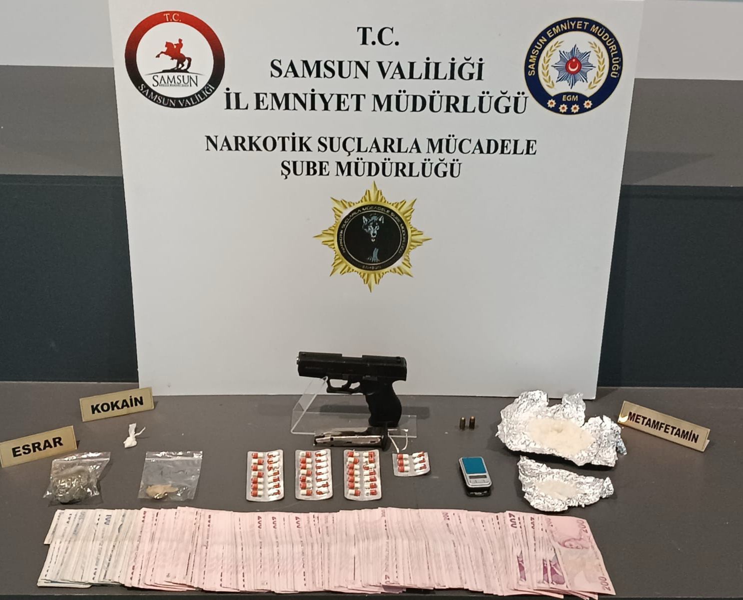 Samsun Narkotik’ten Zehir Tacirlerine Şok Operasyon