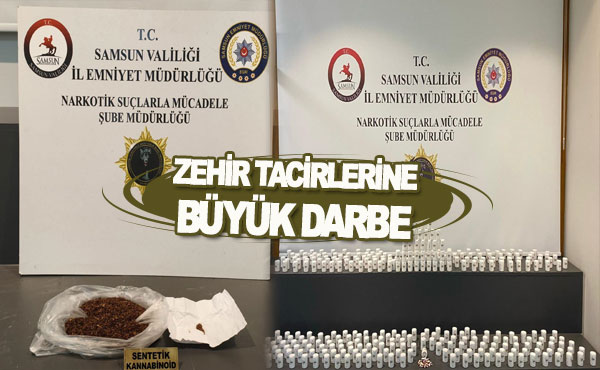 Samsun Narkotik’ten rekor operasyon