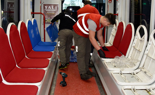 Samsun’da Tramvaylarda Konfor ve Güvenlik Artırılıyor