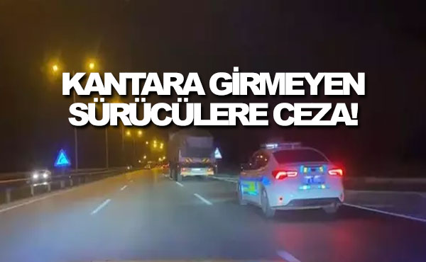Samsun’da Kantardan Kaçan Sürücülere Ceza Yağdı: Toplam 135 Bin TL