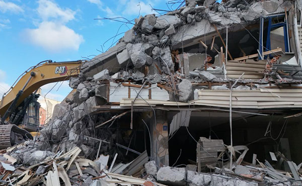 Samsun’da Gülsan Sanayi Sitesi’nde Yıkım Sürüyor!