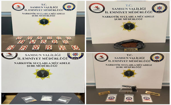 Samsun’da 3 İlçede Zehir Tacirlerine Geçit Yok